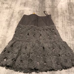 Grey Catherine Malandrino Skirt
